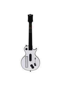 Guitare De Guitar Hero Sans Fil Pour Wii Modèle Legends Of Rock Gibson Les Paul - Noire Et Blanche